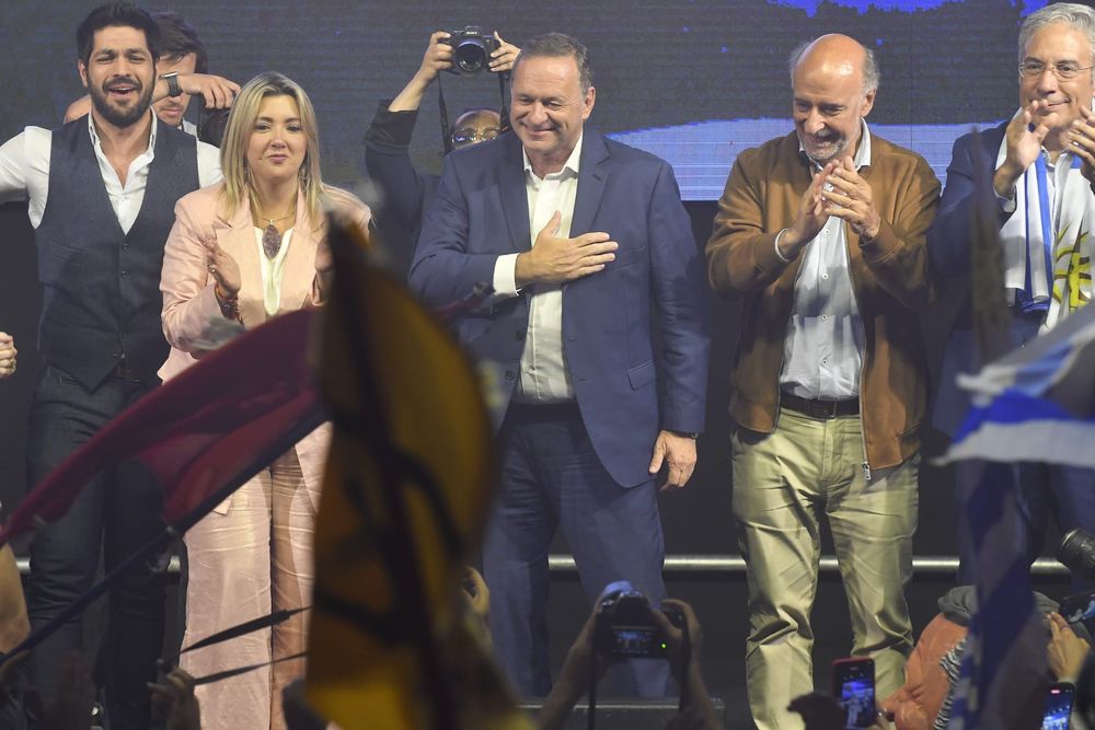 Festejos coalición, plaza Varela, Octubre 2024.