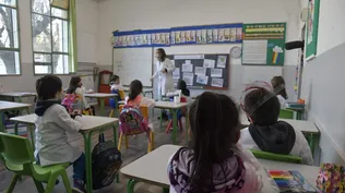 Reinicio de clases de primaria en casi todas las escuelas del país, en 2020.