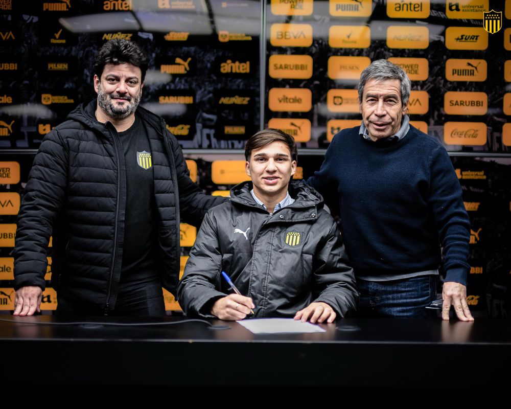 Claudio Rivas, Rodrigo Álvez y Jorge Caruso