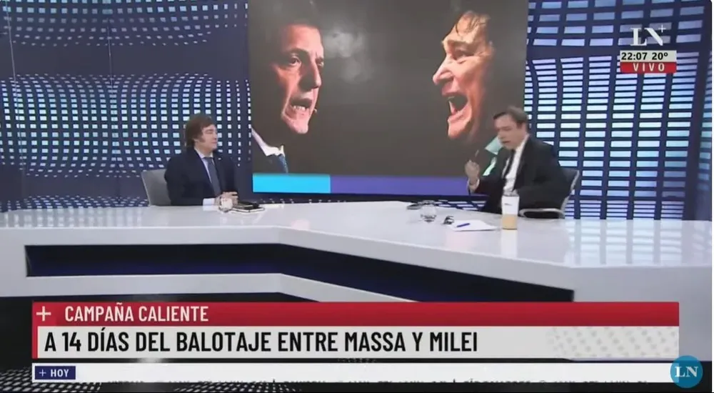 Milei entrevista LN+