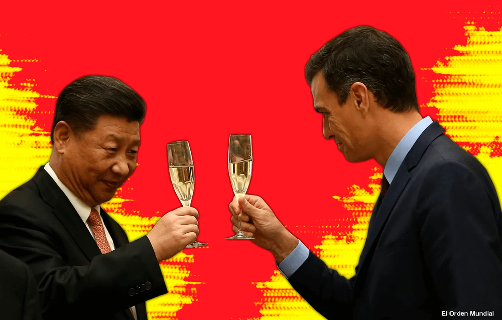 Pedro Sánchez y Xi Xinping, reunidos en Pekin.&nbsp;