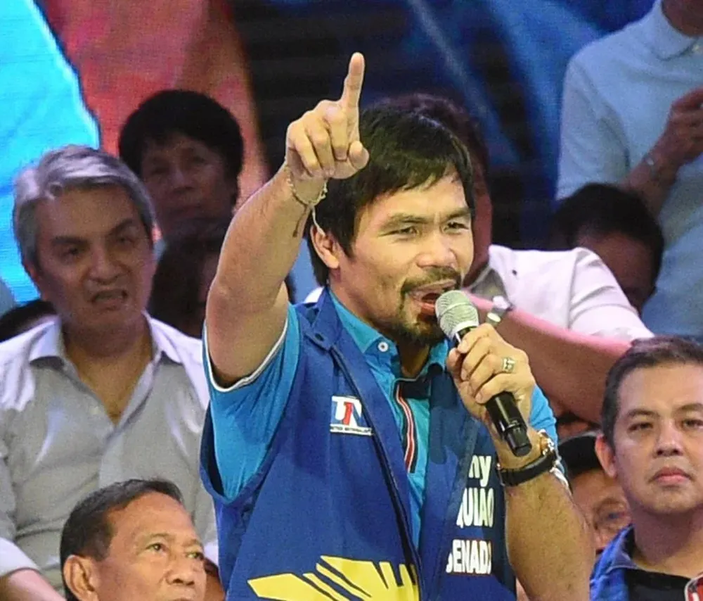 Manny Pacquiao en campaña política