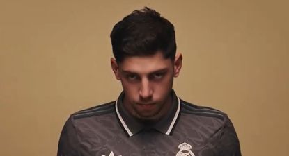 Federico Valverde con la nueva camiseta de Real Madrid