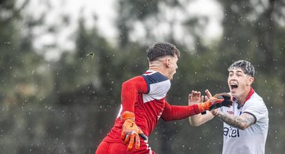 Felipe Bianchi, golero de formativas de Nacional que marcó un gol de arco a arco