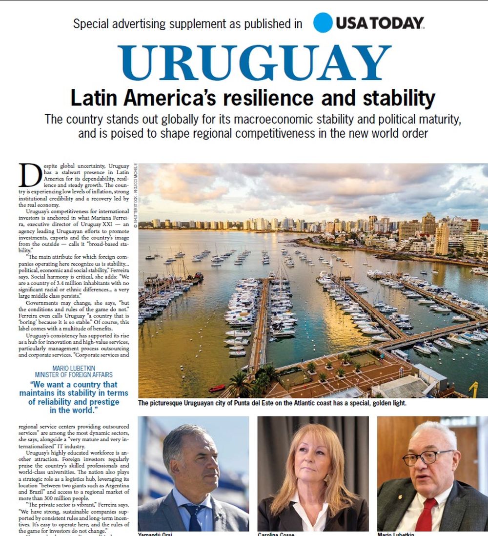 La tapa del suplemento especial publicado en USA Today