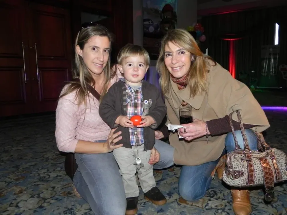 Noel Baldizan, Felipe Grunwaldt y Cynthia Amarillo