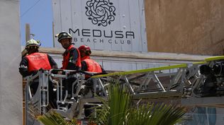 El restaurante de playa en Palma de Mallorca, lugar de la tragedia.&nbsp;
