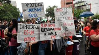 Javier Milei ratifica el veto a la Ley de Financiamiento Universitario mientras crecen las protestas