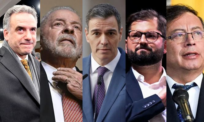 Orsi, Lula, Sánchez, Boric y Petro