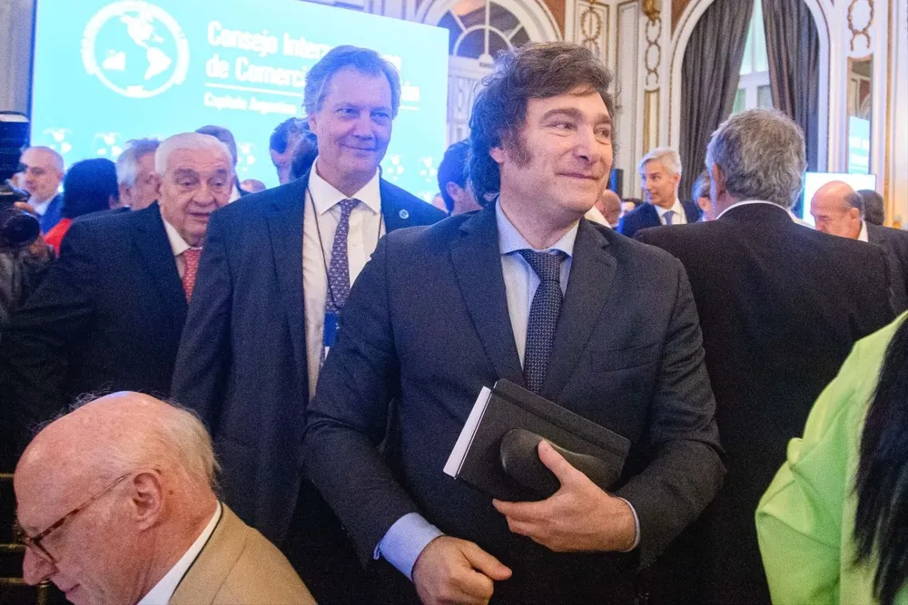 Javier Milei en el Cicyp