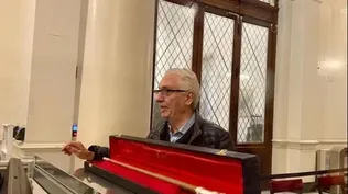 Pallarols entregando el bastón presidencial