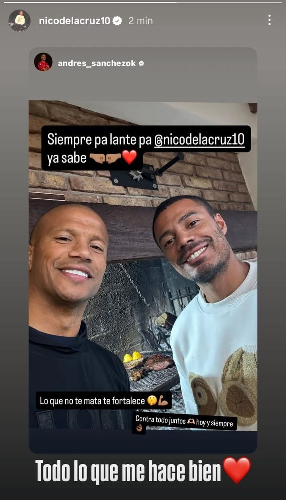 Nicolás De la Cruz y Carlos Sánchez
