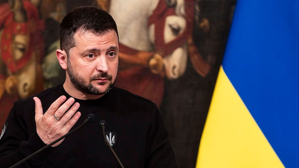 El presidente de Ucrania, Volodimir Zelenski.