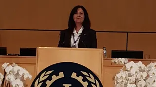 Flor de Liz Feijoo en la Conferencia Internacional del Trabajo