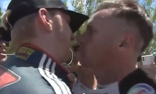 Leonel Pernía tomó del cuello a Andrés Jakos en el Turismo Nacional argentino