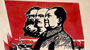 El 1 de octubre de 1949, Mao Zedong instauró la República Popular de China, sobre la base de las teorías de Marx y Lenin.