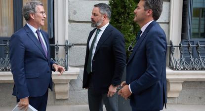 El Observador | EuropaPress_6218036_presidente_pp_alberto_nunez_feijoo_conversa_presidente_vox_santiago_abascal