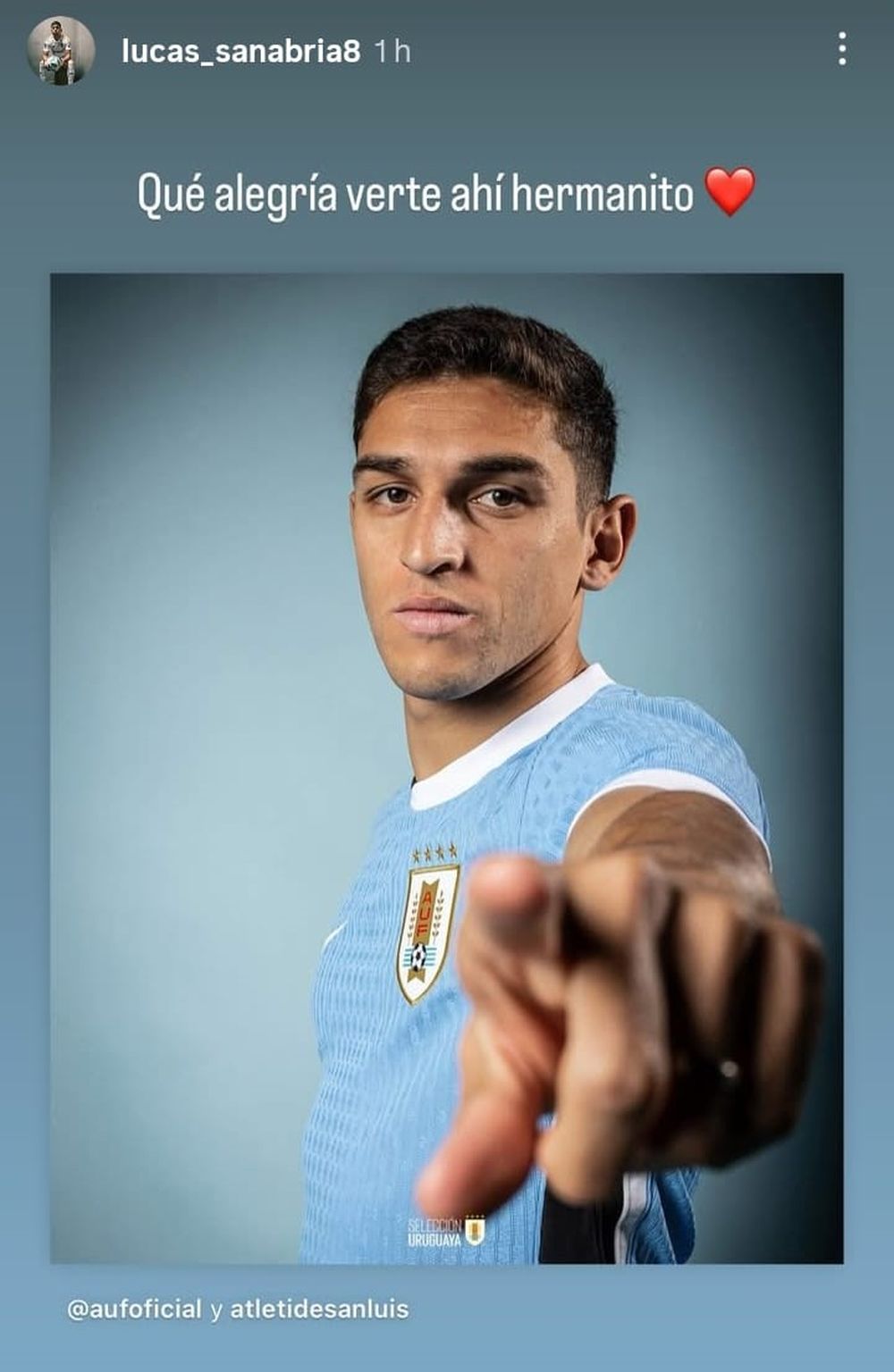 El mensaje de Lucas Sanabria para Juan Manuel Sanabria El mensaje de Lucas Sanabria para Juan Manuel Sanabria