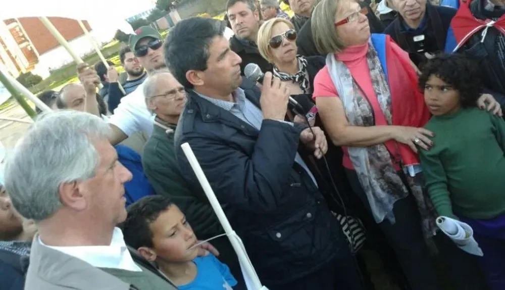 Vázquez, Sendic y Xavier en el barrio San Antonio