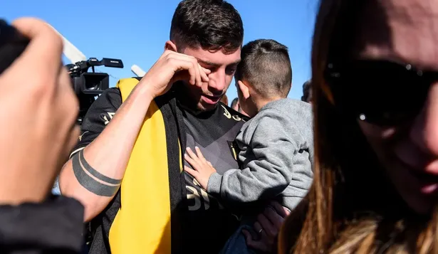 La emoción de Valverde tras ver su nombre en una de las canchas de la Ciudad Deportiva de Peñarol