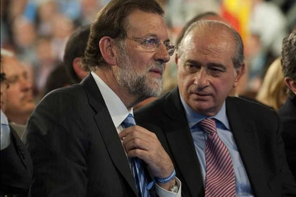 Mariano Rajoy y su ex ministro del Interior Jorge Fernández Díaz
