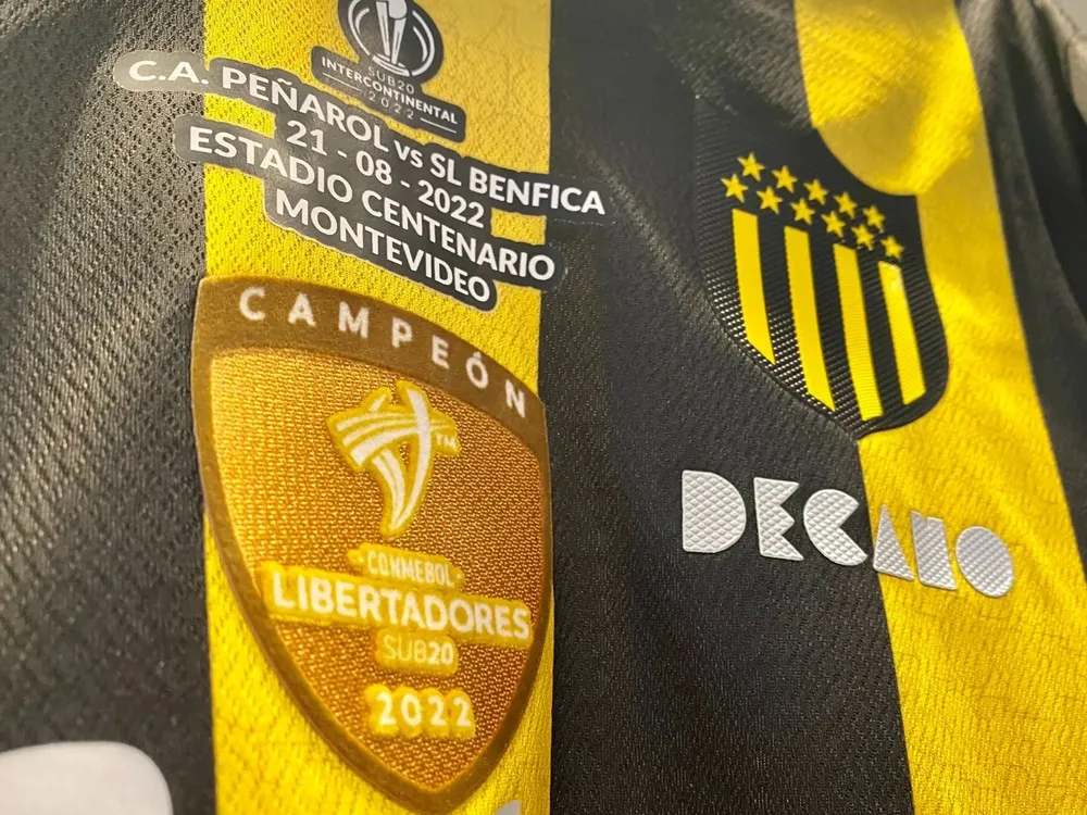 Los detalles de la camiseta de Peñarol para la final Intercontinental sub 20