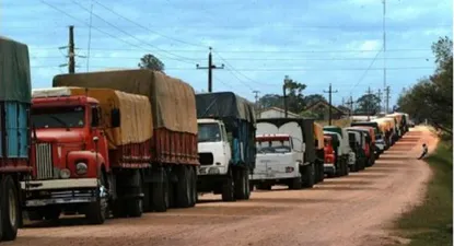 Normalizar el transporte de carga uruguaya con Brasil demorará varios días