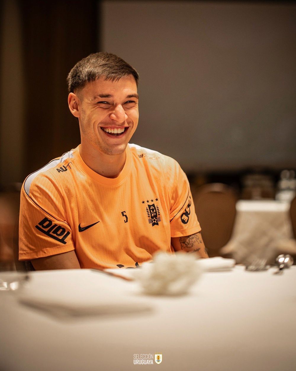 Manuel Ugarte en la selección uruguaya
