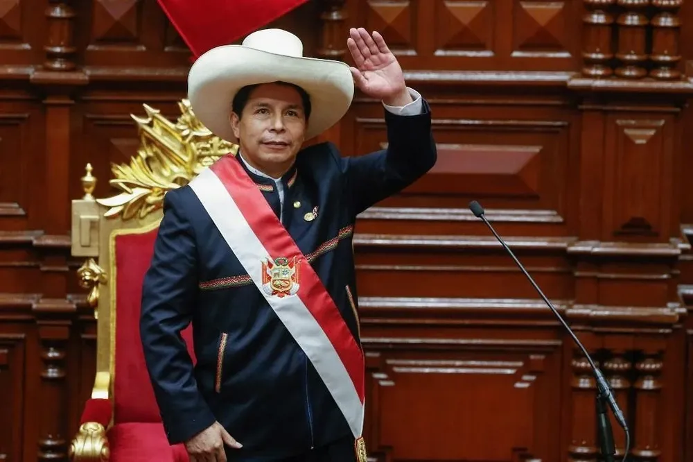 Pedro Castillo, presidente de Perú