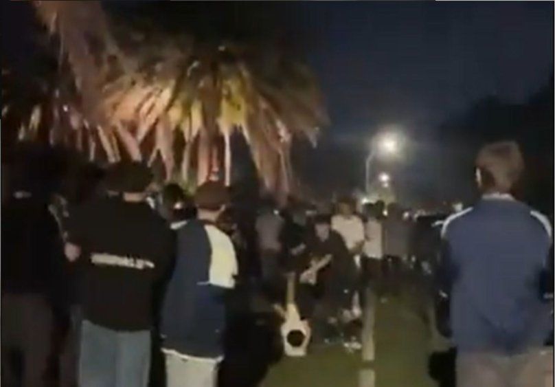 Peleas de jóvenes en Parque Miramar