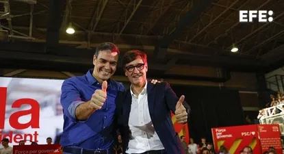 Pedro Sánchez y Salvador Illa