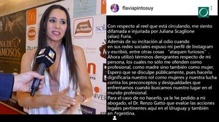 Flavia Pintos podría iniciar acciones legales contra Furia