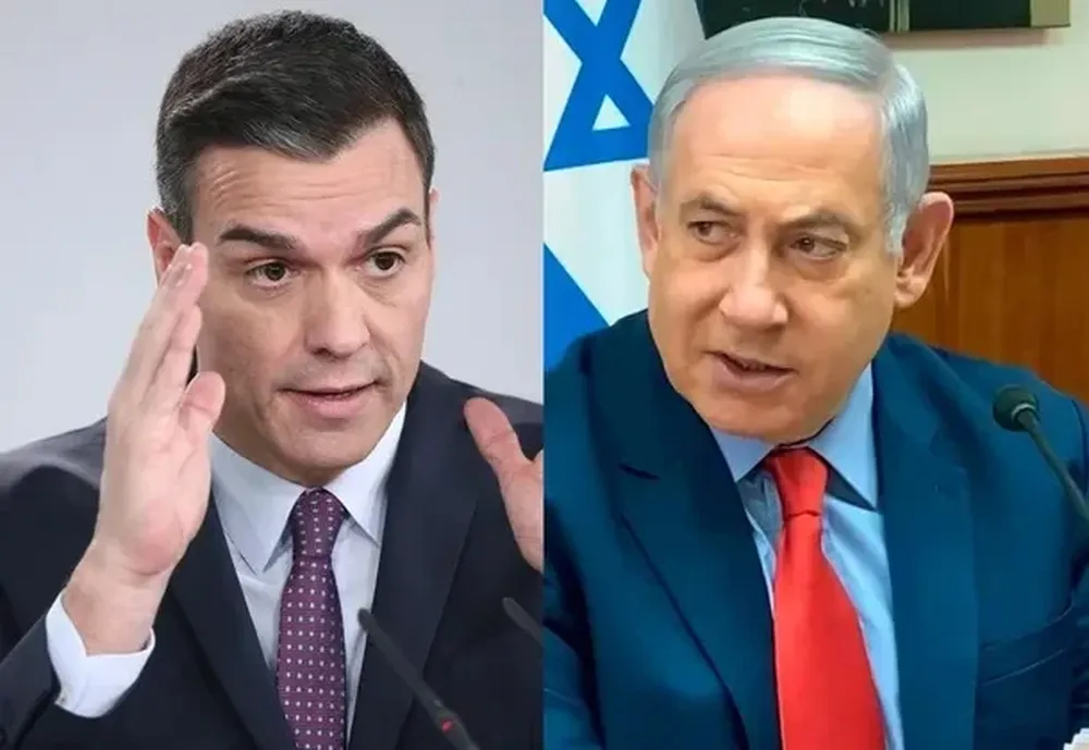Pedro Sánchez y Benjamin Netanyahu