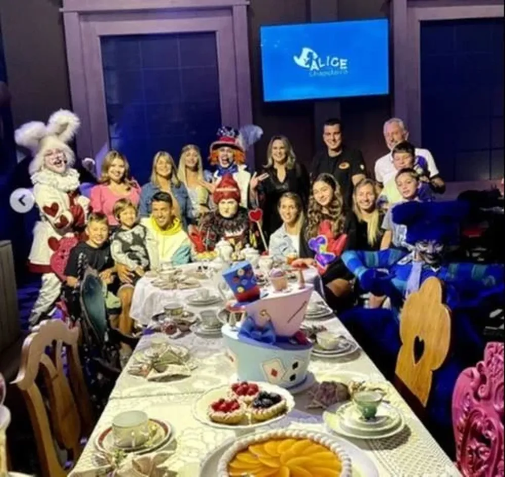 Luis Suárez de paseo familiar en el sur de Brasil