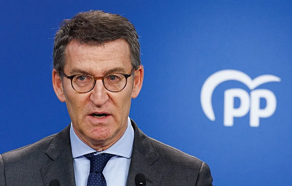 Alberto Núñez Feijóo, líder del PP.