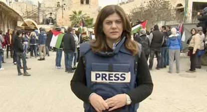 La periodista de la cadena Al Jazeera Shireen