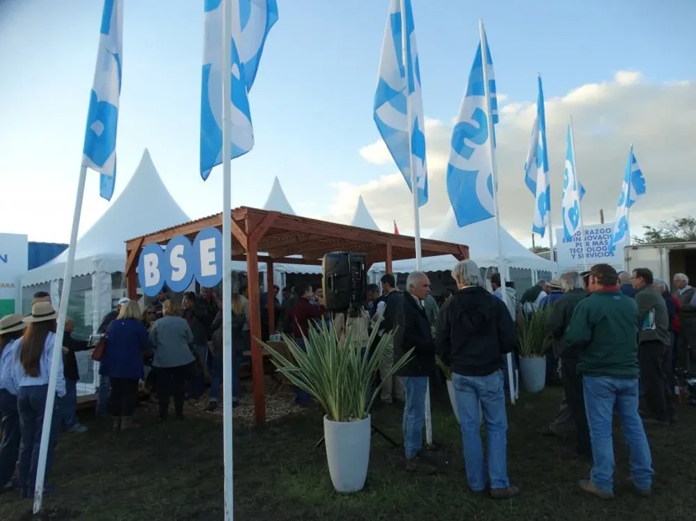 El stand del BSE en la 22a la Expoactiva Nacional, donde presentó novedades