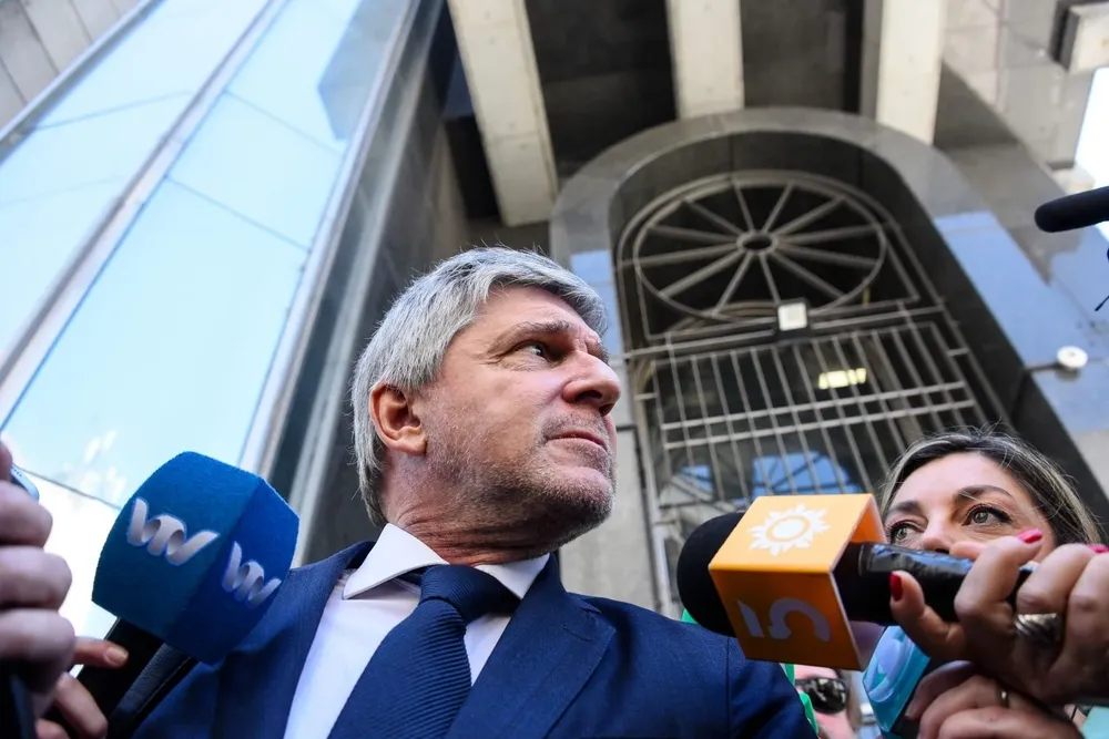 Alejandro Balbi, abogado de Marset, a la salida de Fiscalía