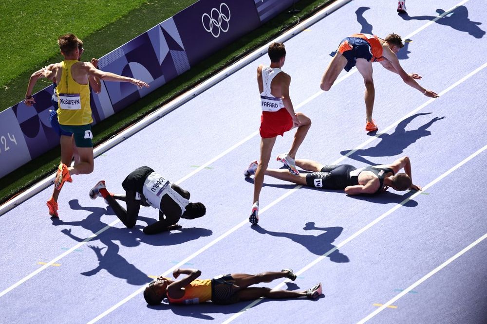 La caída en la serie de 5.000m