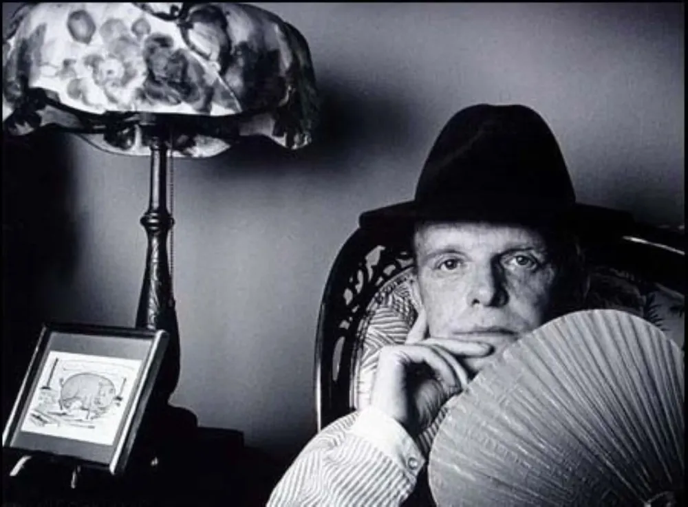 El escritor, Truman Capote.