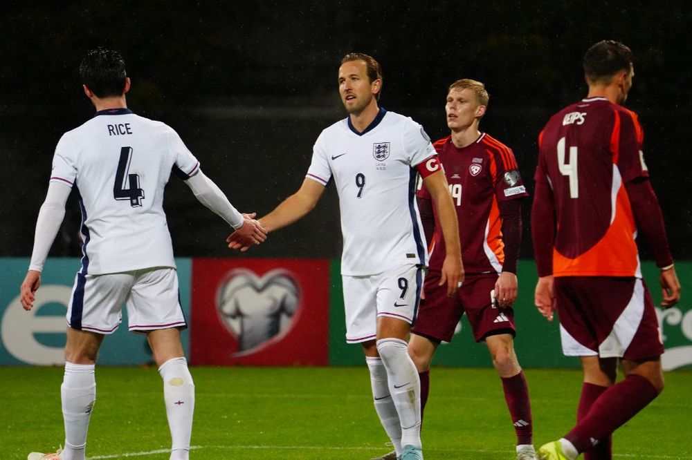 Harry Kane y Declan Rice