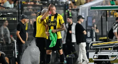 Léo Coelho se lesionó en el segundo tiempo ante Cerro