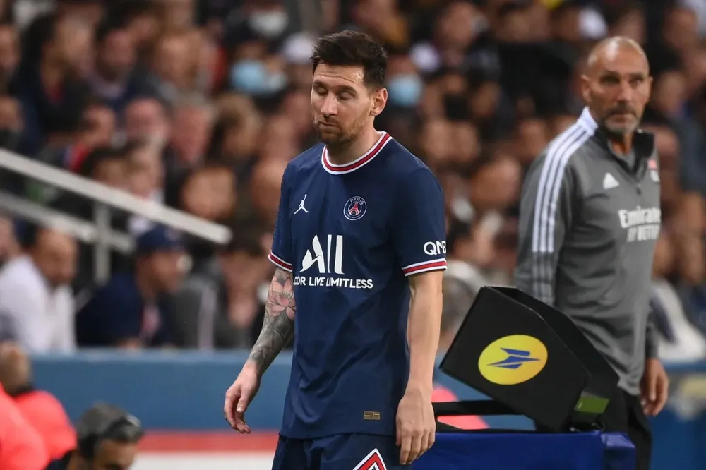 Messi fue reemplazado en su último partido con PSG