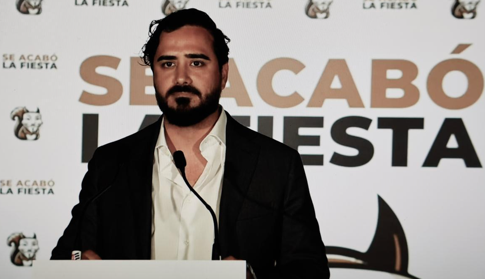 El eurodiputado Luis Alvise Pérez