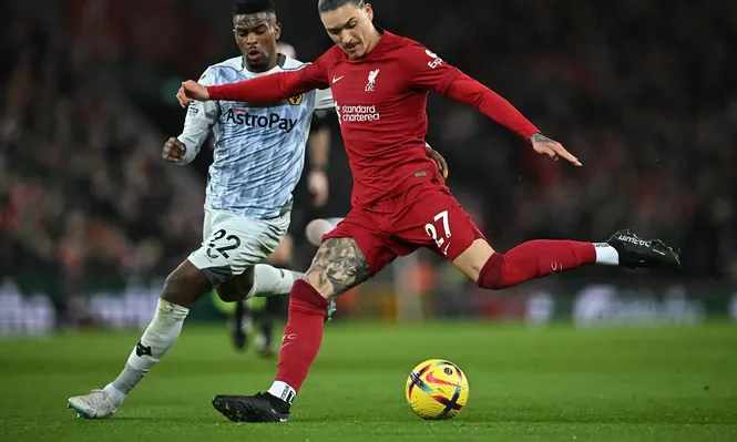 Darwin Núñez terminó su primer año en Inglaterra