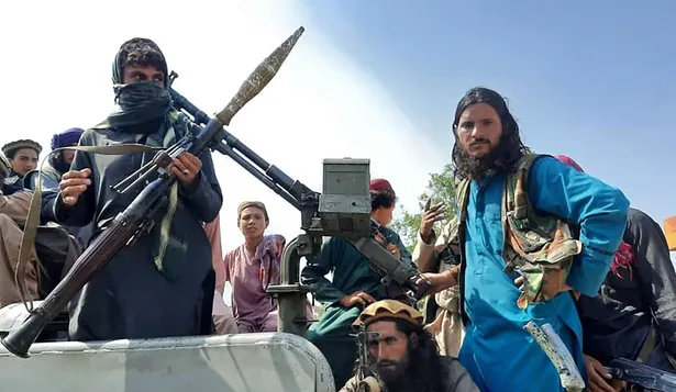 soldados talibanes en la arremetida del domingo 15 de agosto