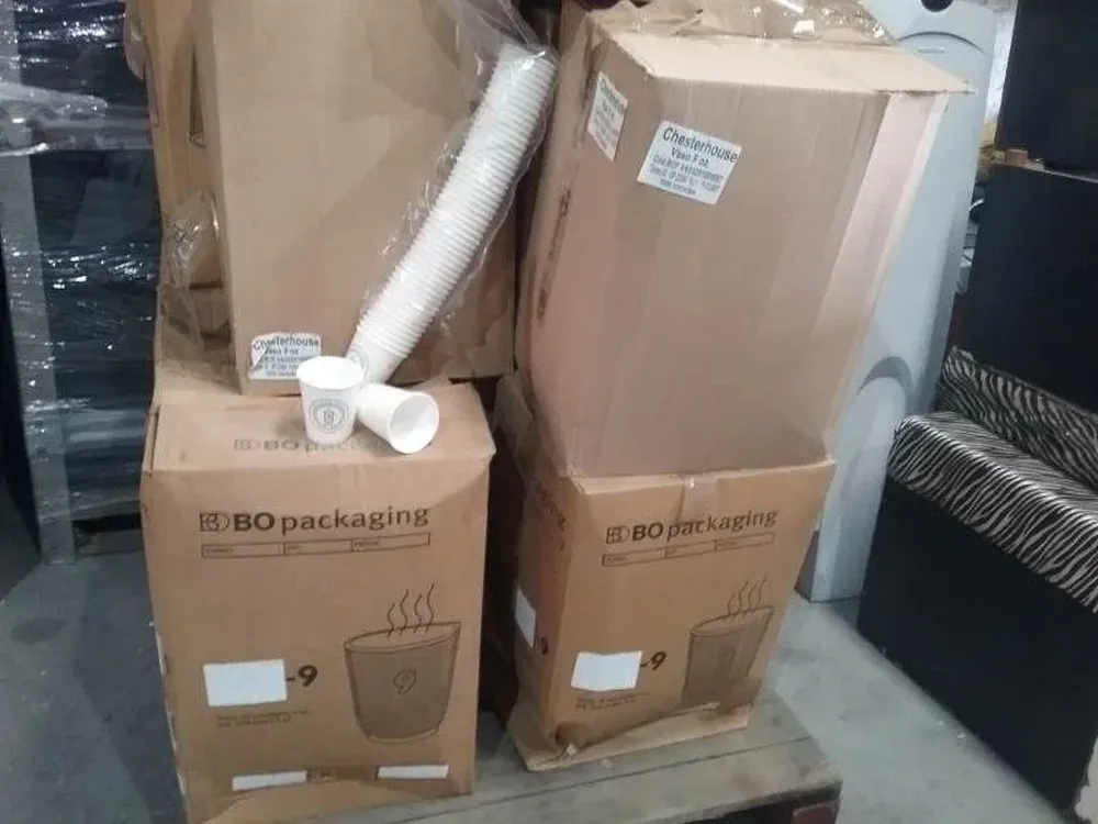 Se rematarán 50 mil vasos descartables de café.