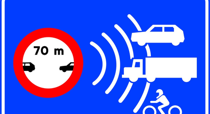 La nueva señal de la DGT. Las multas llegan a los 200 euros.