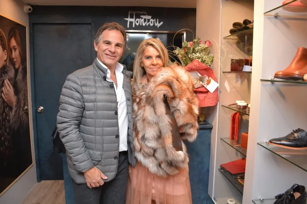 Máximo Bagnasco y Carmela Hontou