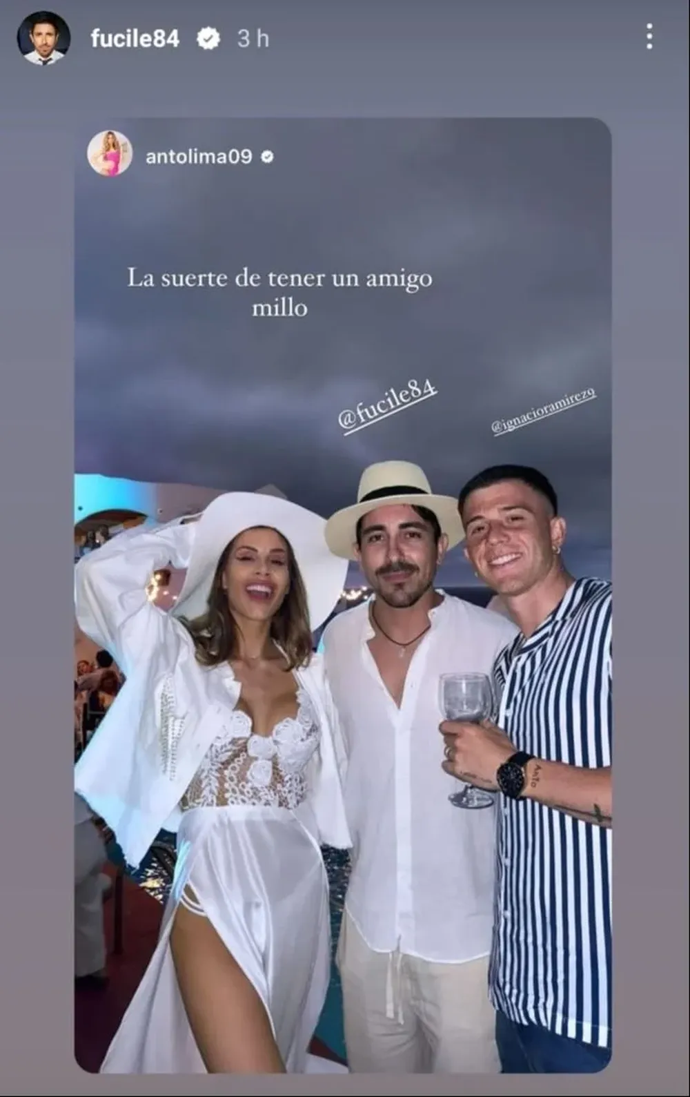 Fucile con el Colo y Anto Lima